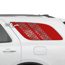 Paar Dodge Durango Seiten-Heckfenster-Reifenspur-Aufkleber aus Vinyl
 2