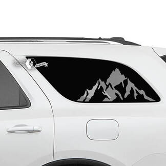 2x Dodge Durango Side Rear Window Mountains Aufkleber Vinyl Aufkleber
