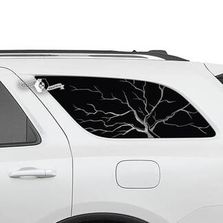 2x Dodge Durango Side Rear Window Tree Outline Aufkleber Vinyl Aufkleber
 1
