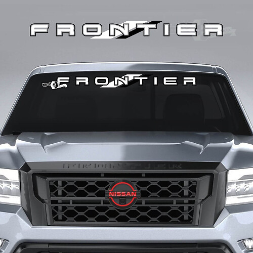 Markenbeschriftung Windschutzscheiben-Vinylaufkleber für Nissan Frontier Pro-4X