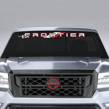 Markenbeschriftung Windschutzscheiben-Vinylaufkleber für Nissan Frontier Pro-4X_2