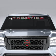 Markenbeschriftung Windschutzscheiben-Vinylaufkleber für Nissan Frontier Pro-4X_3