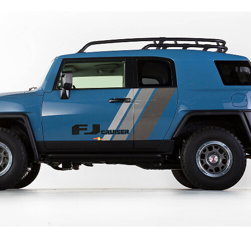 FJ Cruiser Retro-Stil Türstreifen Vinyl-Aufkleber-Set für Toyota FJ Cruiser