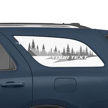 Pine Forest Aufkleber für Seitenscheiben hinten, 2-teilig, für Dodge Durango_2
