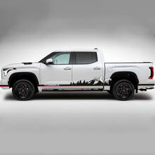 Paar Toyota Tundra Vintage Retro Rocker Panel Bed Side Rear Fender Stripes Vinyl Aufkleber Aufkleber
 2