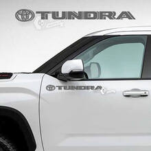 Paar Toyota Tundra Doors Logo Side Stripes Vinyl Sticker Aufkleber
 2