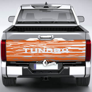 Toyota Tundra Bed Pickup Truck Tailgate Destroyed Grange Stripes Vinyl Aufkleber Aufkleber
