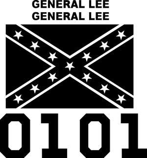 General Lee Aufkleber-Set, Vinyl-Aufkleber
