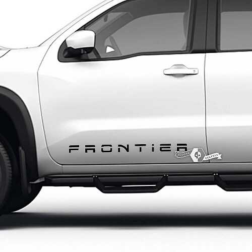 Frontier Beschriftung Seiten Tür Vinylaufkleber Set für Nissan Frontier