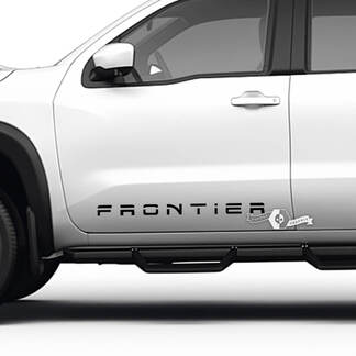 Paar Nissan Frontier Autoaufkleber Grafikaufkleber Seitentüren Logo Vinyl Grafikaufkleber

