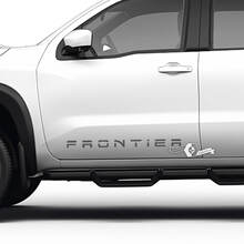 Paar Nissan Frontier Autoaufkleber Grafikaufkleber Seitentüren Logo Vinyl Grafikaufkleber
 2