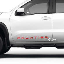 Frontier Beschriftung Seiten Tür Vinylaufkleber Set für Nissan Frontier_3