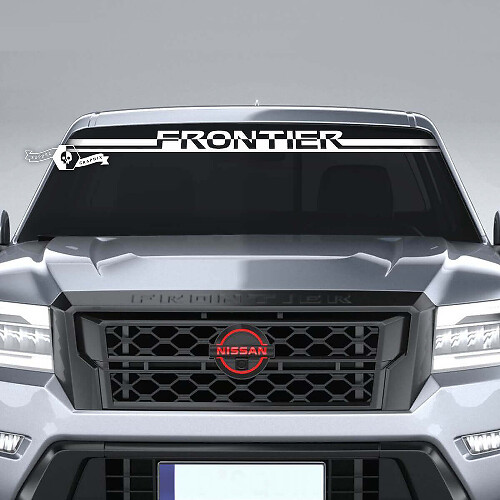 Frontier Schriftzug Windschutzscheiben Vinylaufkleber für Nissan Frontier