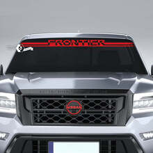 Frontier Schriftzug Windschutzscheiben Vinylaufkleber für Nissan Frontier_3