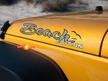 Par JEEP Abzeichen Emblem BEACH EDITION Vinyl Aufkleber Aufkleber LKW 2