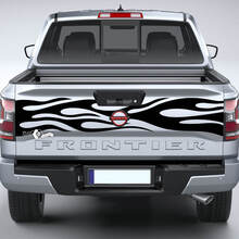 Nissan Frontier Tailgate Flame Vinyl Aufkleber Aufkleber Grafiken
 2