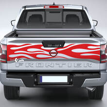 Nissan Frontier Tailgate Flame Vinyl Aufkleber Aufkleber Grafiken
 3