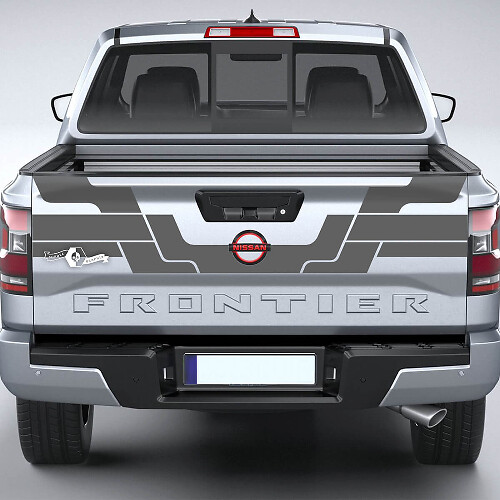 Nissan Frontier Tailgate Geometry Vinyl Sticker Decals Graphics
