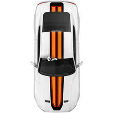 Ford Mustang Mach Motorhaube Dach Heckklappe Aufkleber Vinyl Aufkleber Shelby Sport Racing Zierstreifen 3 Farben
 2