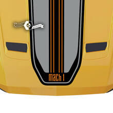 Ford Mustang Mach 1 Motorhaube Dach Heckklappe Aufkleber Vinyl Aufkleber Shelby Sport Racing Lines Streifen 3 Farben
 2