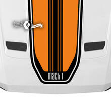 Ford Mustang Mach 1 Motorhaube Dach Heckklappe Aufkleber Vinyl Aufkleber Shelby Sport Racing Lines Streifen 2 Farben
 2