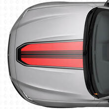 Umriss Motorhauben-Streifen Vinyl-Aufkleber für Musclecar Musclecar-Modell_5