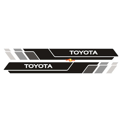 2 Toyota Tacoma Seitentürstreifen Rocker Panel Vinyl Aufkleber Decal Kit für Toyota Tacoma
