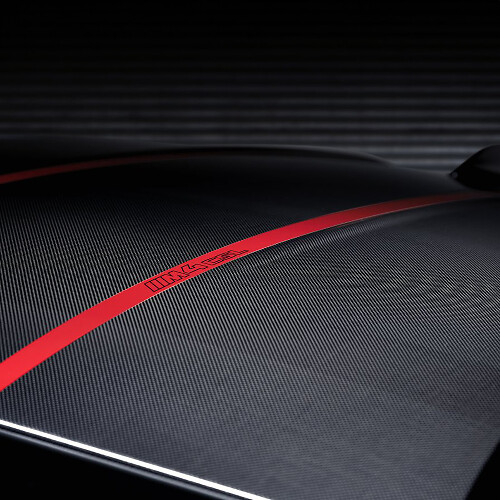 CSL-Stil Dach- und Seitenstreifen Vinylaufkleber für BMW M3 G80 M4 G82 G83