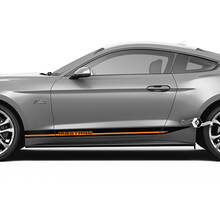 Paar Ford Mustang Mach Rocker Panel Aufkleber Vinyl Aufkleber Auto Fahrzeug Shelby Sport Racing Streifen 2 Farben
 2