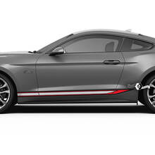 Rennstreifen Seiten Vinylaufkleber für Musclecar Musclecarmodell 2015-2023_2