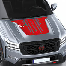 Marken Techno Style Motorhauben Vinyl-Aufkleber für Nissan Frontier_3