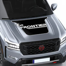 Nissan Frontier S SV Pro-4x Motorhaubenaufkleber, Vinyl-Logo, Blackout-Grafikaufkleber, 2 Farben
 2