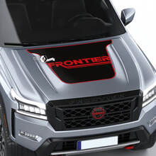 Nissan Frontier S SV Pro-4x Motorhaubenaufkleber, Vinyl-Logo, Blackout-Grafikaufkleber, 2 Farben
 3