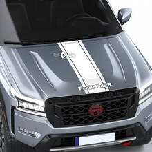 Nissan Frontier S SV Pro-4x Hood Decal Stripe Vinyl Line Logo Graphic Decals Sticker
 3