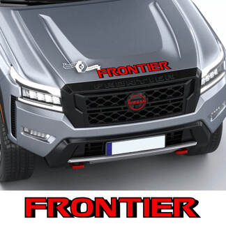 Nissan Frontier S SV Pro-4x Motorhaubenaufkleber, Vinyl-Logo, grafische Aufkleber, 2 Farben
