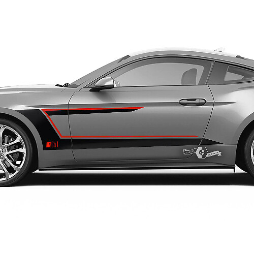 Tür Kotflügel Streifen Aufkleber Grafik 3 Für Ford Mustang Shelby GT500 GT350