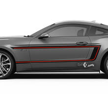 Tür Kotflügel Streifen Aufkleber Grafik 4 Für Musclecar Musclecarmodel Shelby GT500 GT350 2