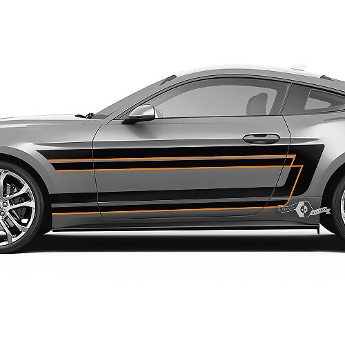 Tür Kotflügel Streifen Aufkleber Grafik Für Ford Mustang Shelby GT500 GT350