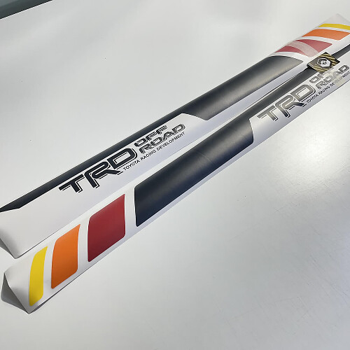 TRD Vintage Off Road Side Vinyl Aufkleber Aufkleber passend für Tacoma 2013–2024 oder Tundra 2016–2024
