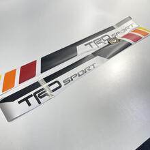 TRD Vintage Sport Vinyl-Seitenaufkleber, passend für Tacoma 2013–2024 oder Tundra 2016–2024
 2