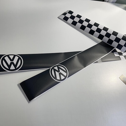 Aufkleber-Aufkleber-Streifen-Set für Volkswagen Golf Mk4 Mk5 Mk6 Mk7 Mk8 Gti R32
