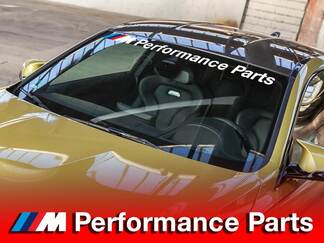 BMW M Performance Parts Windschutzscheiben-Banner-Fensteraufkleber
