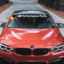 BMW M Performance Parts Windschutzscheiben-Banner mit Hintergrund-Fensteraufkleber
 2