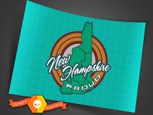 PAAR New Hampshire Granite State Proud State Pride Autoaufkleber Aufkleber New England JEEP 2