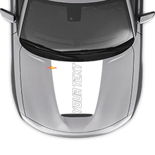 Benutzerdefinierte Textumriss Motorhauben-Vinylaufkleber für Dodge Charger 2015-2024_2