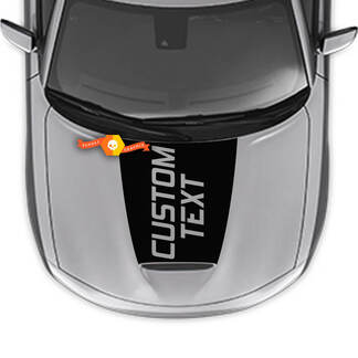 Benutzerdefinierter Text-Motorhaubenaufkleber für Dodge Charger 2015–2024
 1