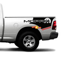 Paar Mopar-Aufkleber, Rennstreifen-Aufkleber, passend für Dodge Ram Mopar Hemi
 2