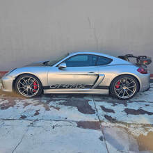 GT4 MR Style Seitenstreifen Vinyl-Aufkleber-Set für Porsche 718 Cayman_2