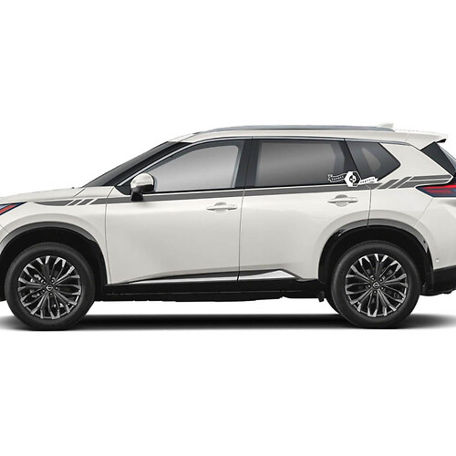 Racing-Style-Streifen Seiten-Vinylaufkleber für Nissan Rogue