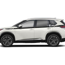 Paar Nissan Rogue Side Up Door Stripes Aufkleber Aufkleber Vinyl Grafik
 3
